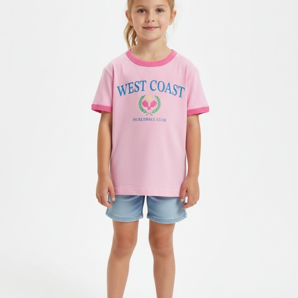 Epic Threads Girls tink West Coast Pickleball Club T-Shirt Size‎ XS